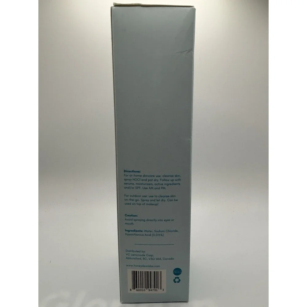 Honeydew Labs Hypochlorous Acid Face Spray 200 ML‎ (6.8 Oz) Exp 8/26 NIB